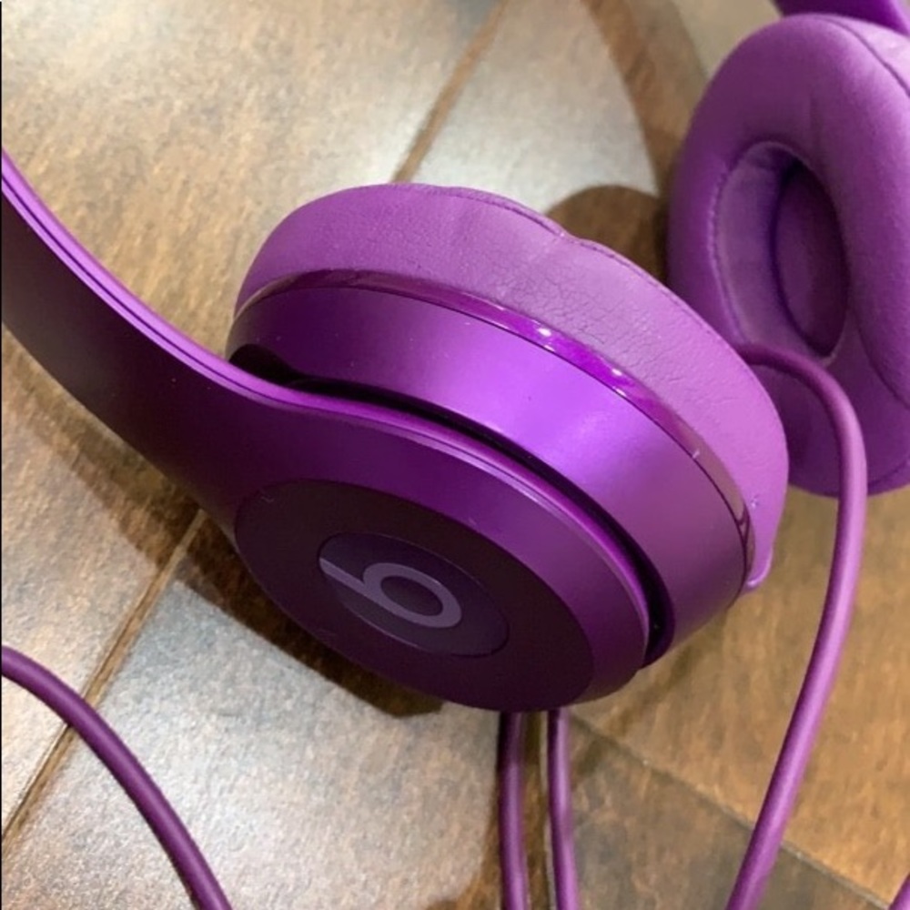 Purple Beat headphones